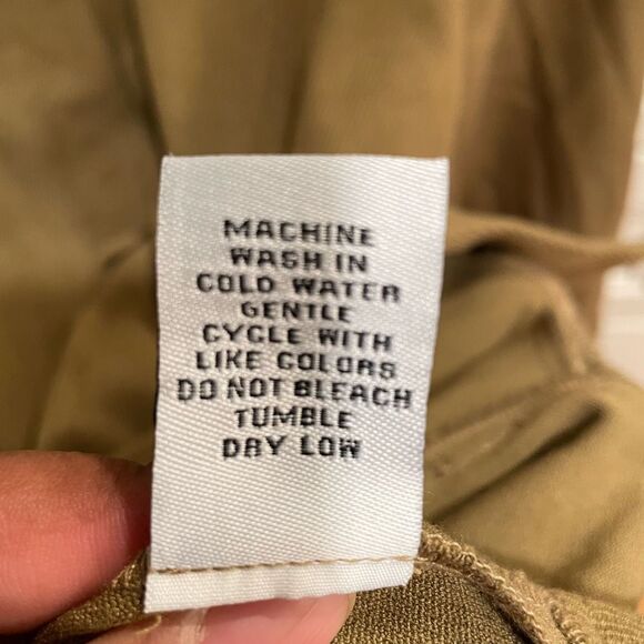 Habitat Womens Hidden Placket Jacket S Khaki Lagom Capsule Stretch Travel - Picture 6 of 6